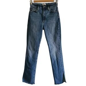 FAVORITE DAUGHTER The Valentina‎ Shortie Ankle Cigarette Jeans Medium Indigo 26